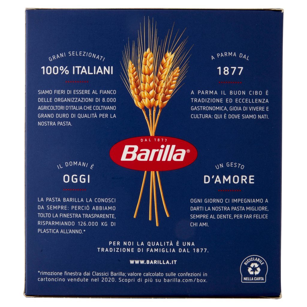 Barilla Pasta Gnocchetti Sardi N.60 100% Grano Italiano