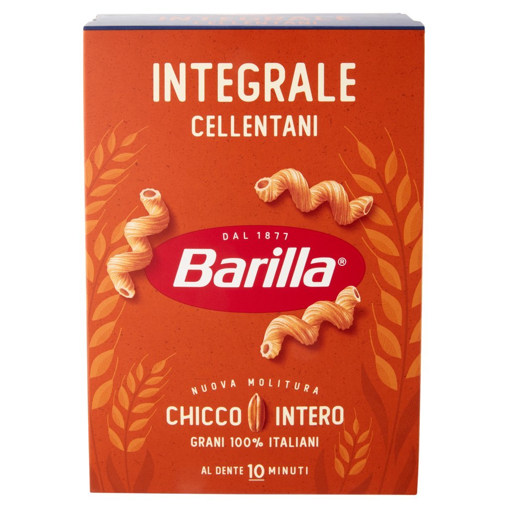 Barilla Pasta Integrale Cellentani 100% Grano Italiano
