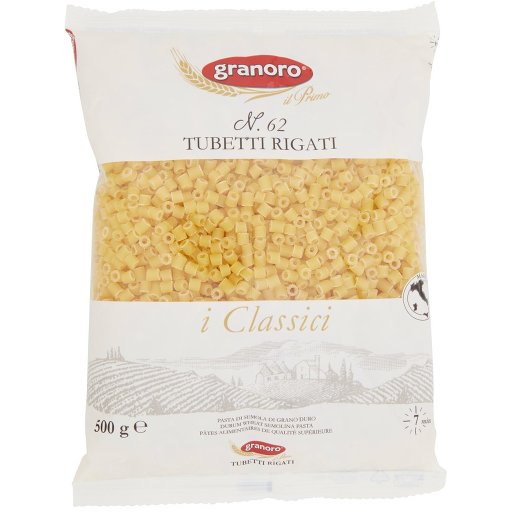 Granoro I Classici N. 62 Tubetti Rigati