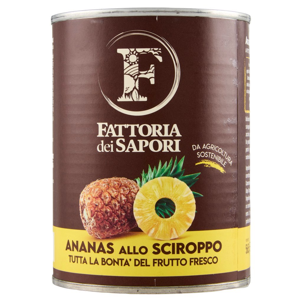 Fattoria dei Sapori Ananas allo Sciroppo