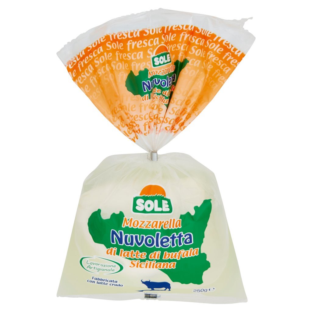 Sole Nuvoletta Mozzarella di Latte di Bufala Siciliana 250 g