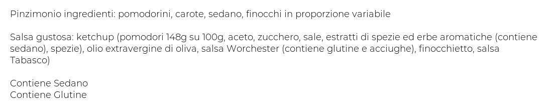 Mioorto Condivivere Sedano, Pomodorini, Finocchio, Carota, Salsa Gustosa  di Cui Condimento 50g