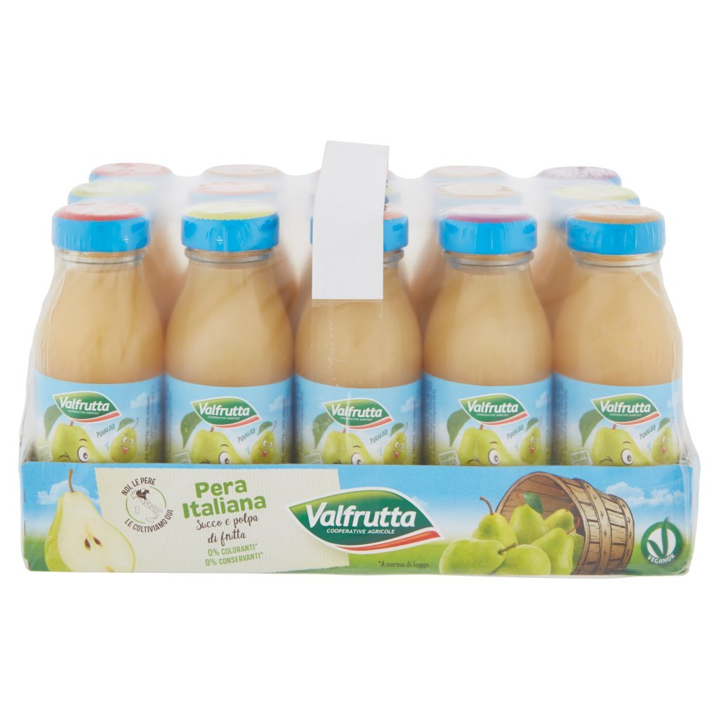 Valfrutta Pera Italiana Succo e Polpa di Frutta 15 x 125 Ml