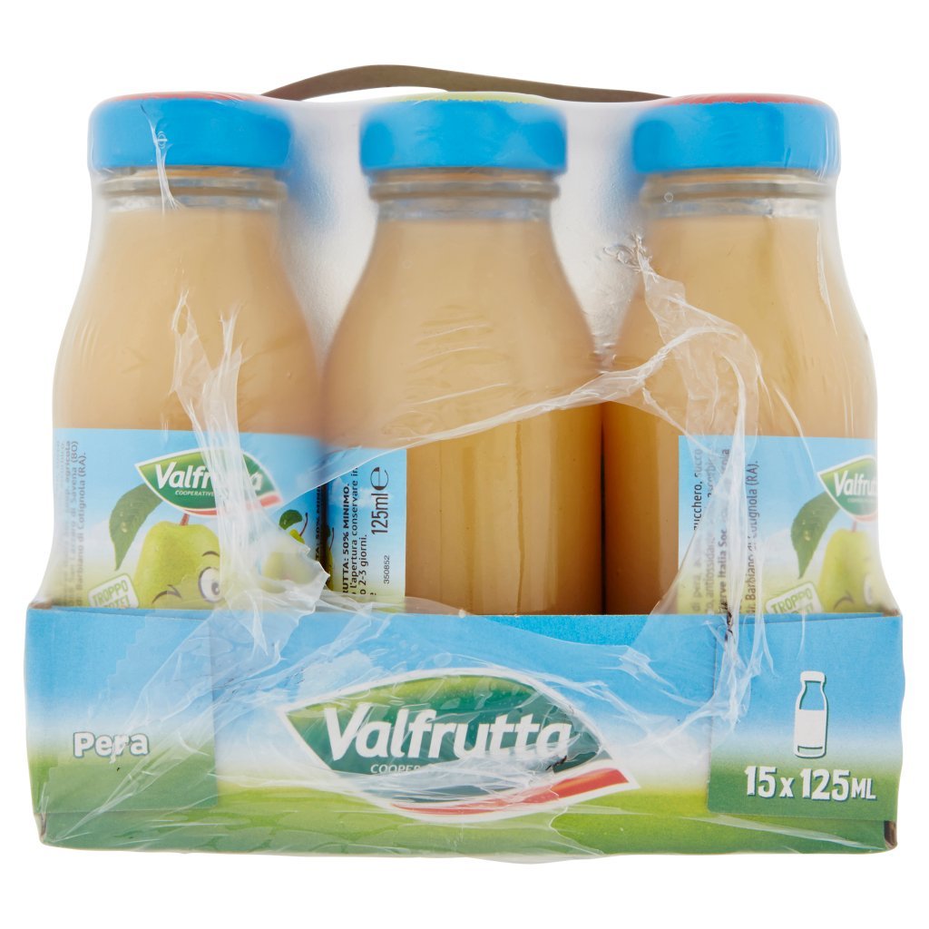 Valfrutta Pera Italiana Succo e Polpa di Frutta 15 x 125 Ml