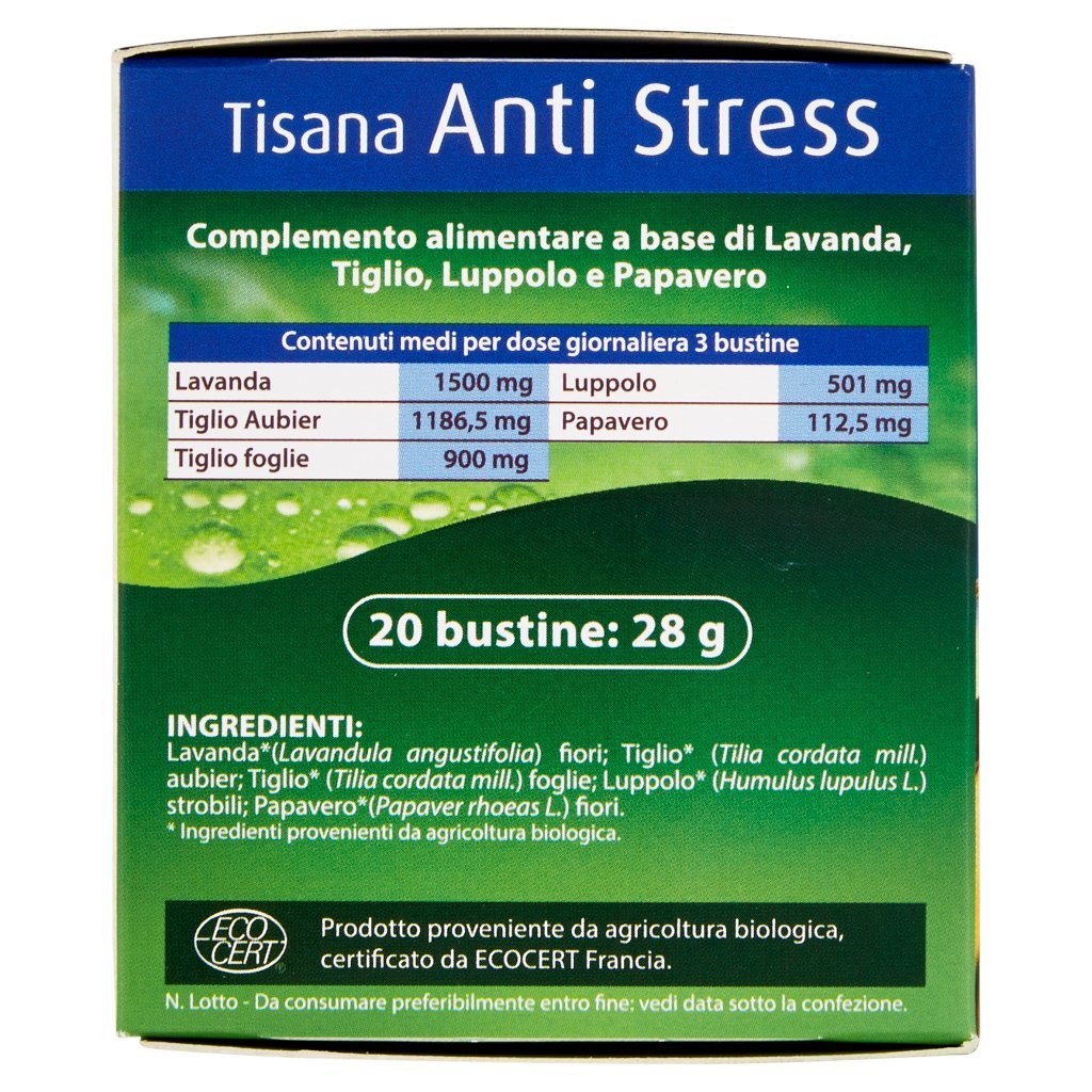 Bio&vegan Tisana Anti Stress 20 Bustine