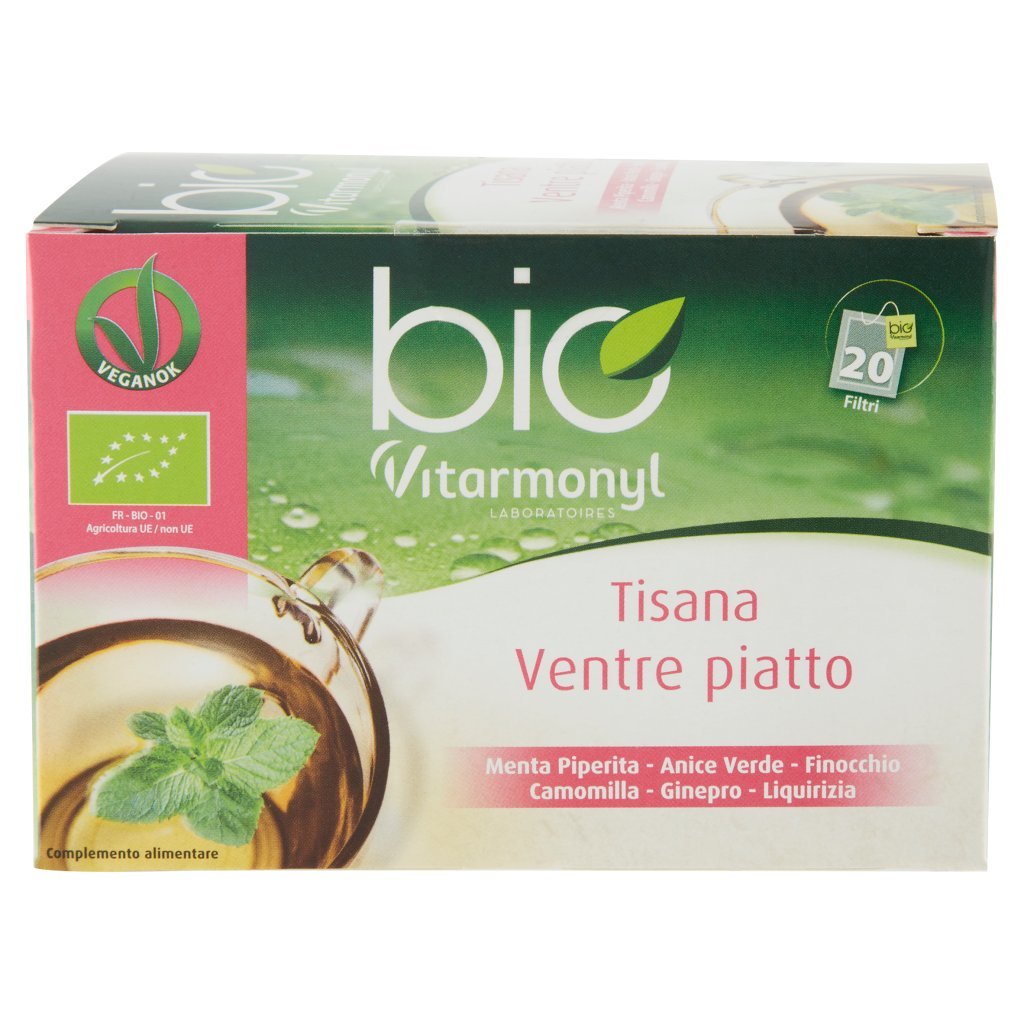 Laboratoires Vitarmonyl Bio Tisana Ventre Piatto 20 Filtri