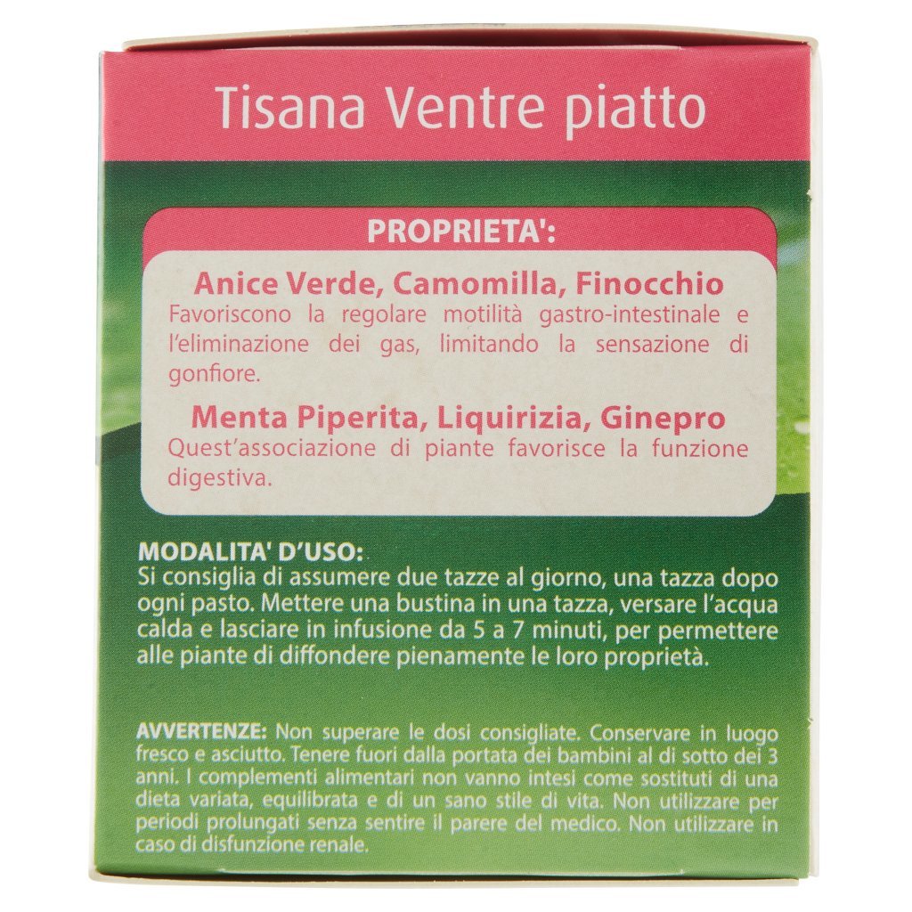 Laboratoires Vitarmonyl Bio Tisana Ventre Piatto 20 Filtri