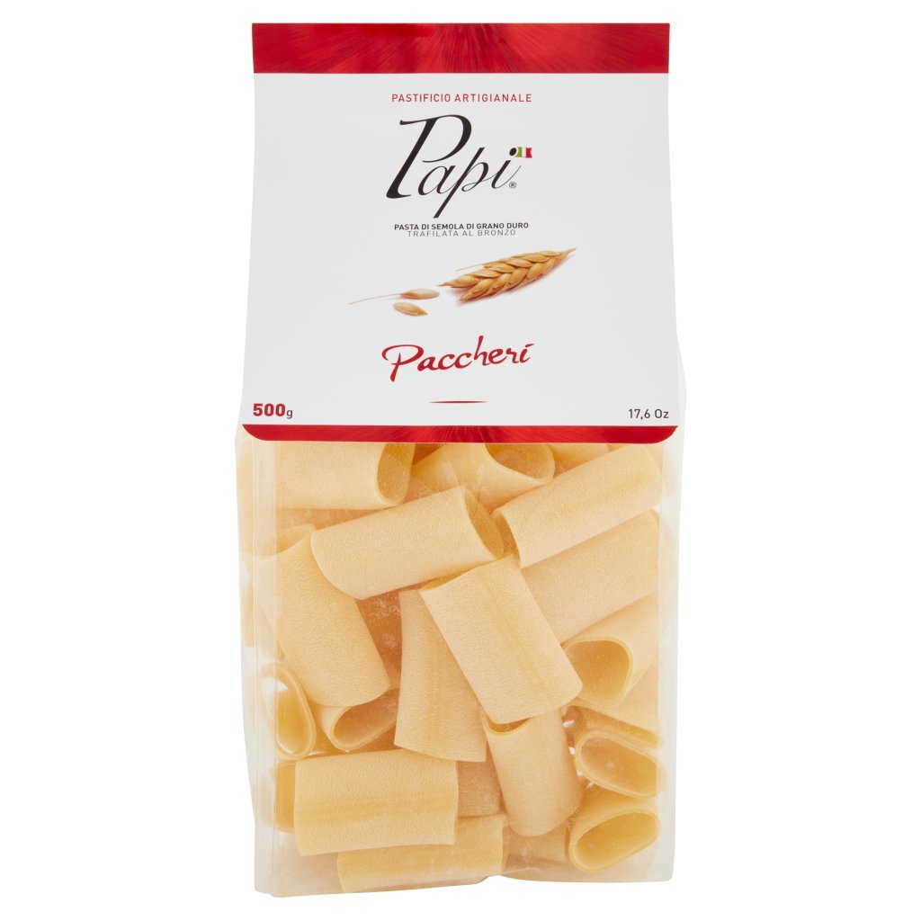 Papi Pasta di Semola di Grano Duro Paccheri