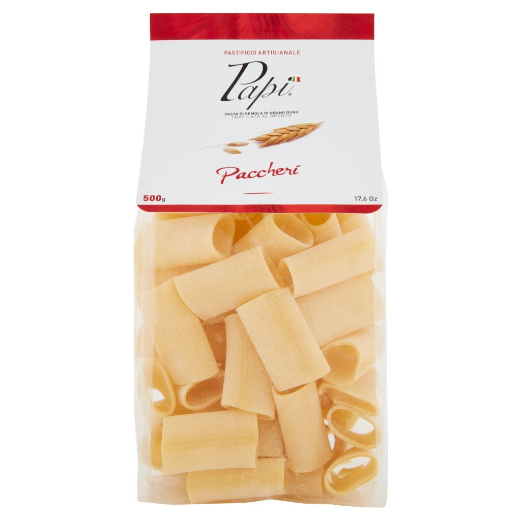 Papi Pasta di Semola di Grano Duro Paccheri