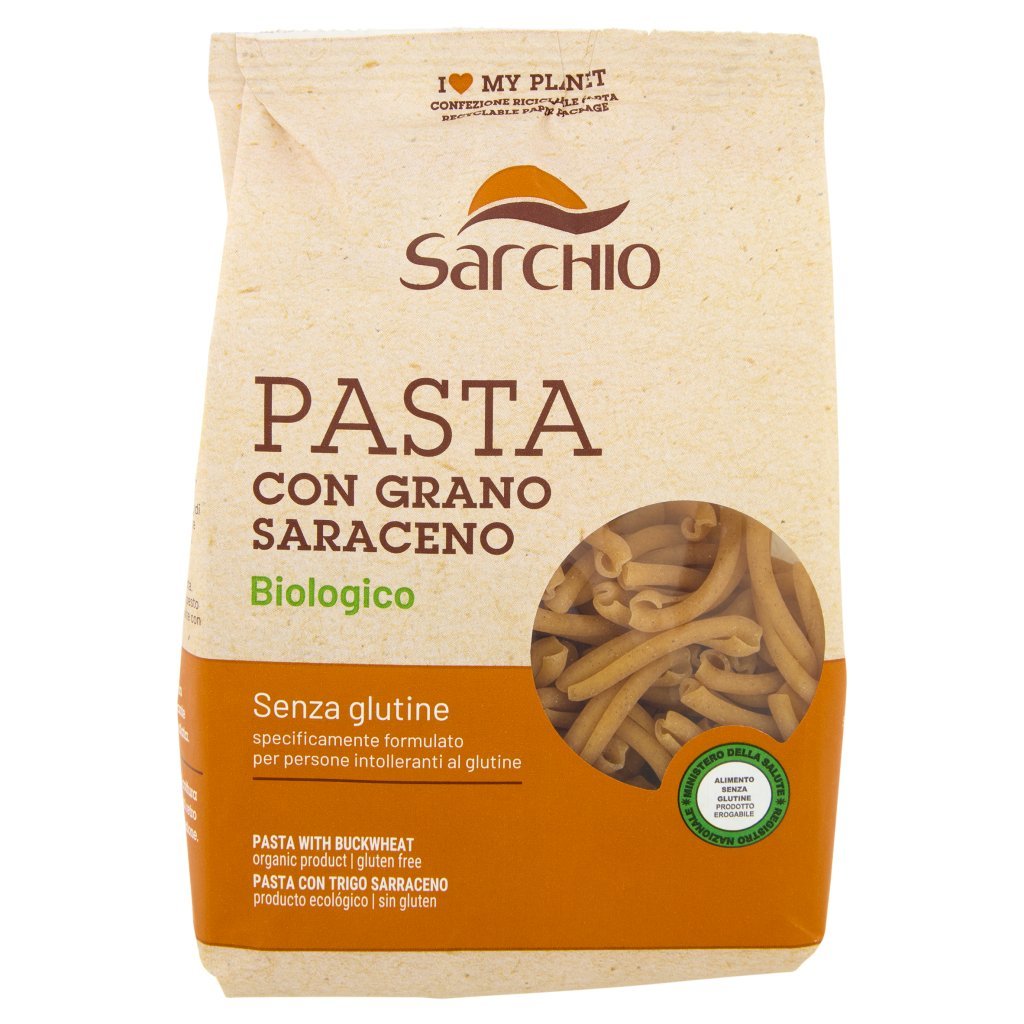 Sarchio Pasta con Grano Saraceno Biologico Caserecce