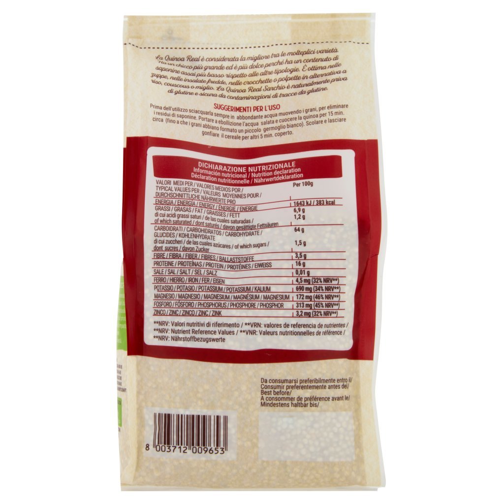 Sarchio Quinoa Real Biologico