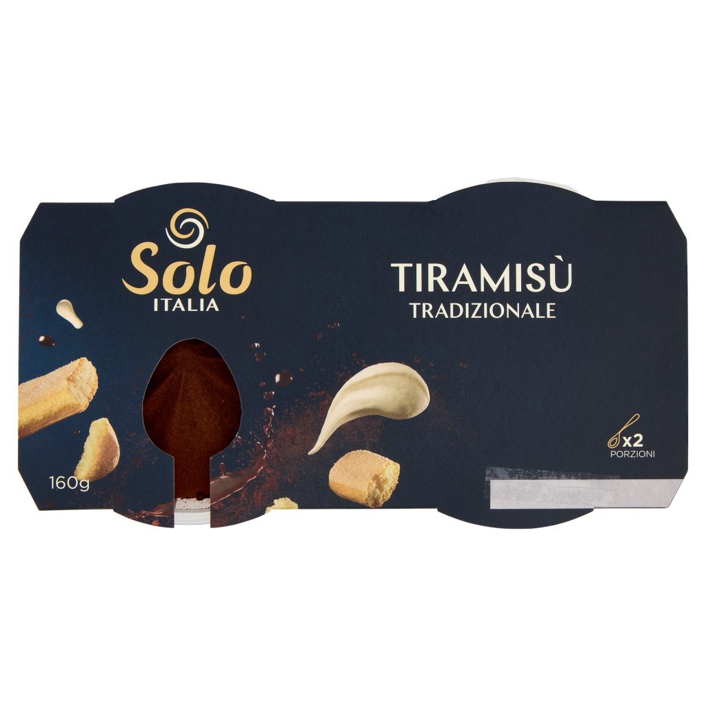 Solo Italia Tiramisù Tradizionale 2 x 80 g