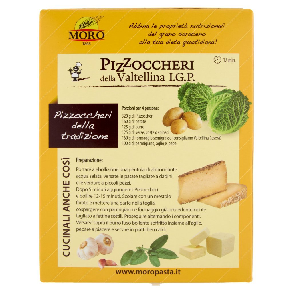 Moro Pizzoccheri della Valtellina I.G.P. Gnocchetto