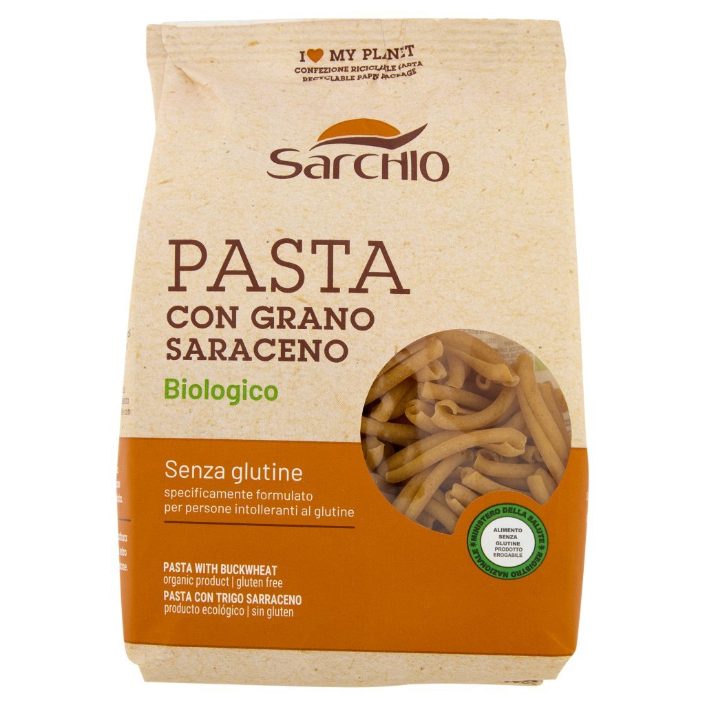 Sarchio Pasta con Grano Saraceno Biologico Caserecce