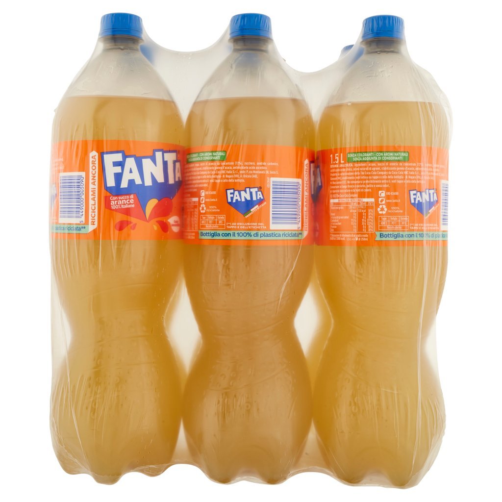 Fanta Orange Original Slim Pet 6 x 1,5 l