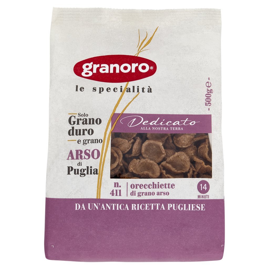 Granoro Dedicato le Specialità N.411 Orecchiette di Grano Arso