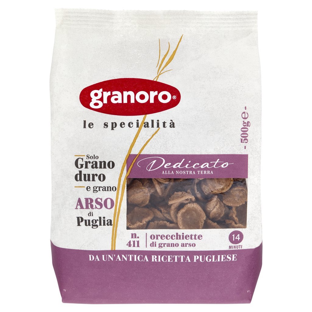 Granoro Dedicato le Specialità N.411 Orecchiette di Grano Arso