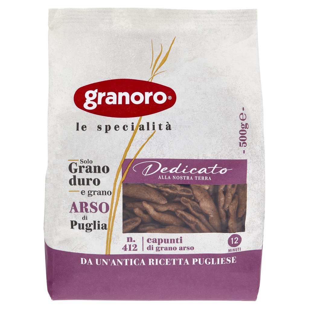 Granoro Dedicato le Specialità N.412 Capunti di Grano Arso