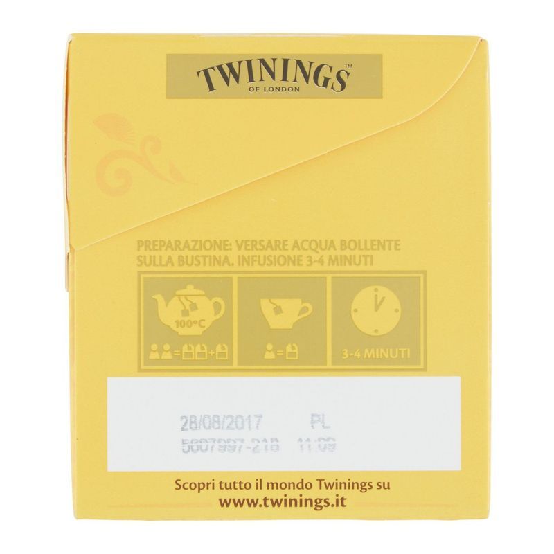 Twinings Agrumance Tea Tè Nero al Profumo di Agrumi 25 Filtri The