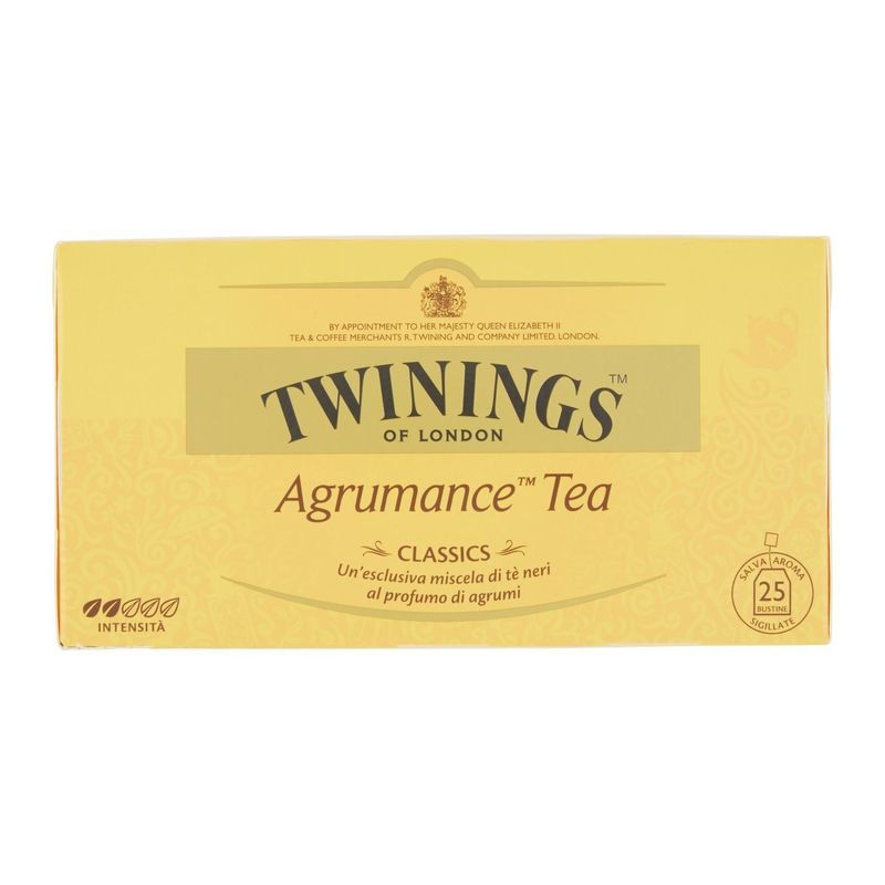 Twinings Agrumance Tea Tè Nero al Profumo di Agrumi 25 Filtri The