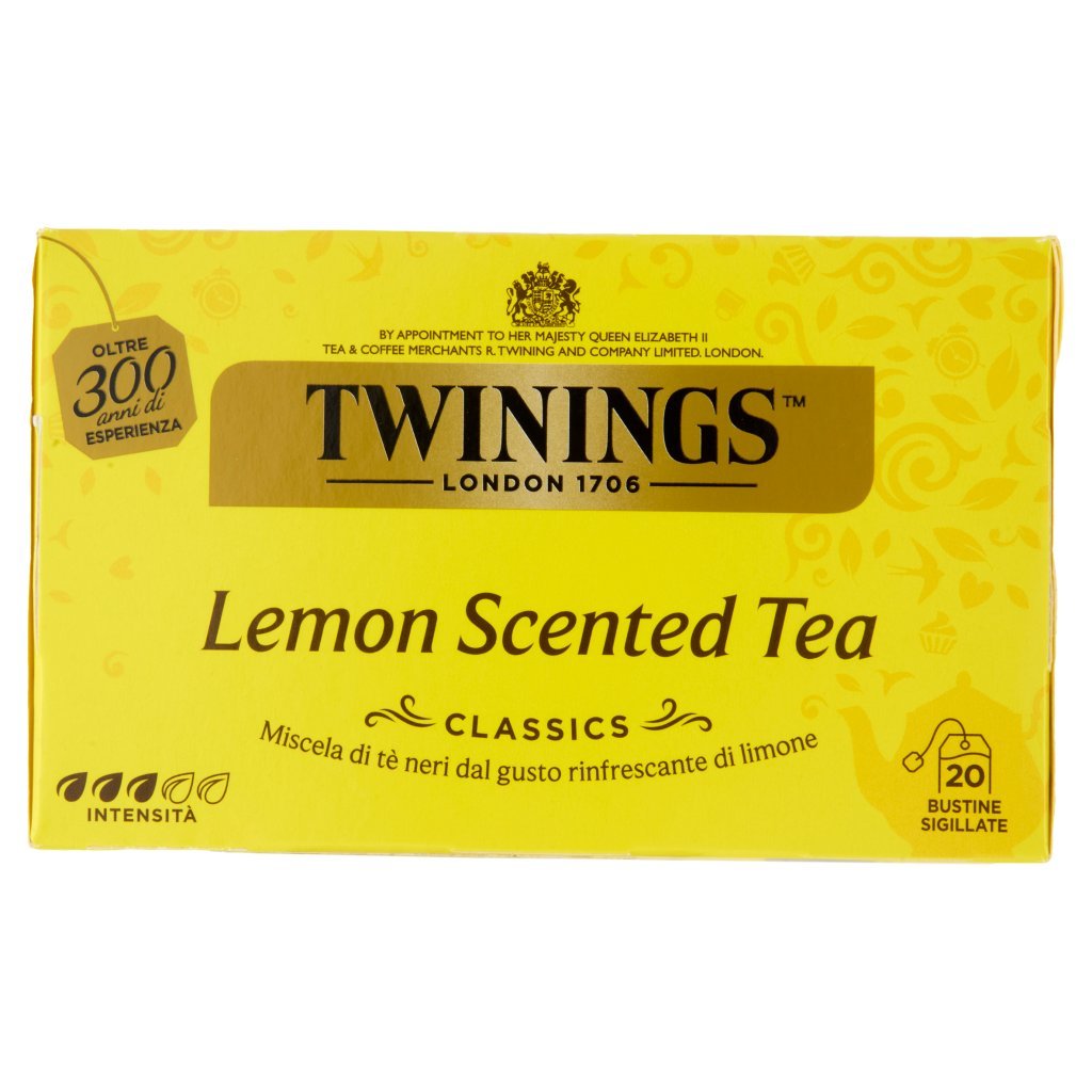 Twinings Lemon Scented Tea Tè Nero 20 Filtri The