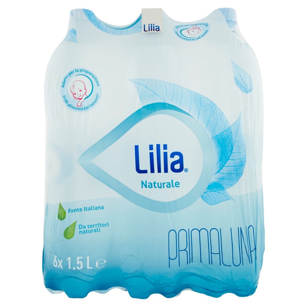 Lilia Lilia Primaluna, Acqua Minerale Naturale 1,5l x 6 (Pet)