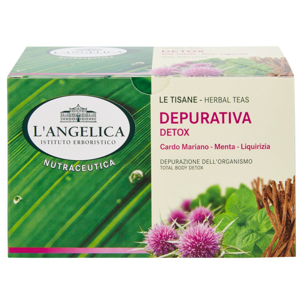 L'angelica Nutraceutica le Tisane Depurativa Detox 20 Filtri