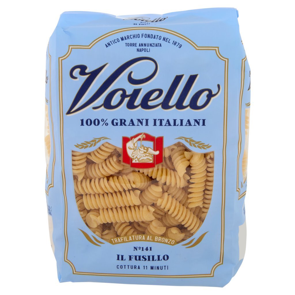 Voiello Pasta il Fusillo N°141 Grani 100% Italiani Trafilata Bronzo