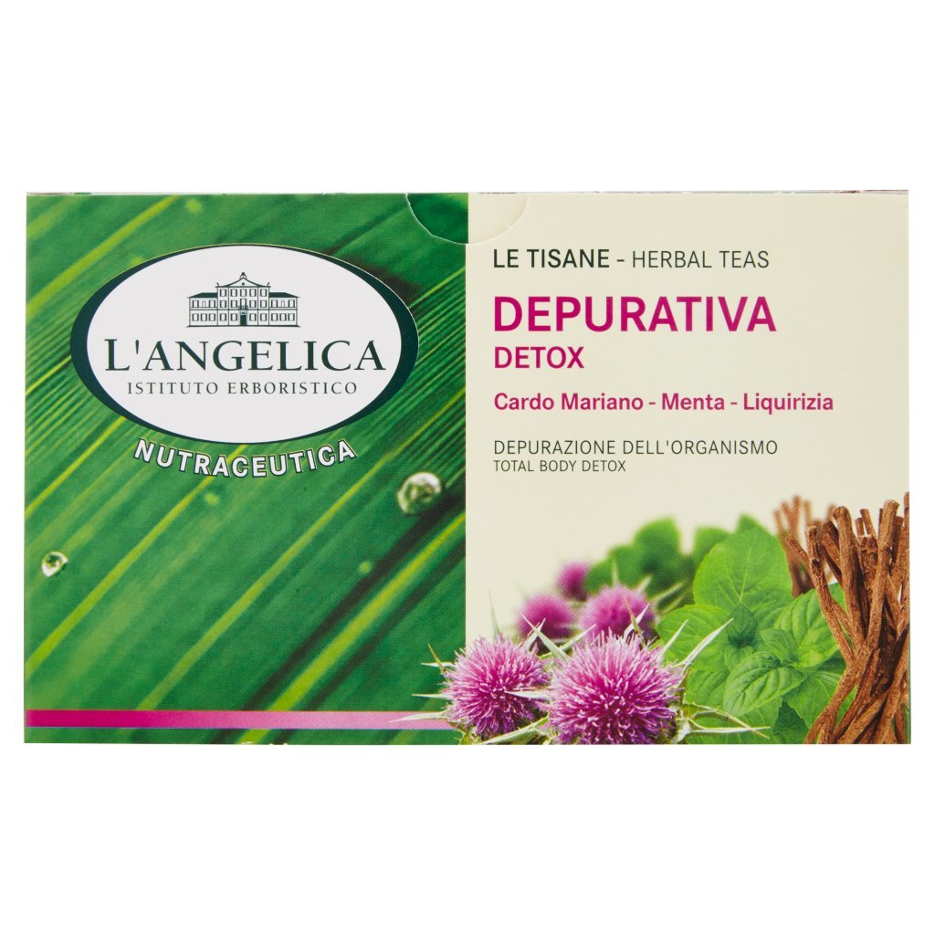 L'angelica Nutraceutica le Tisane Depurativa Detox 20 Filtri