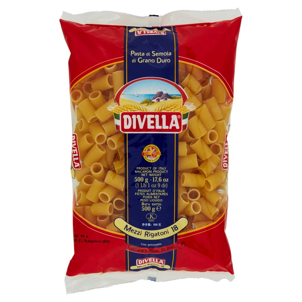 Divella Mezzi Rigatoni 18