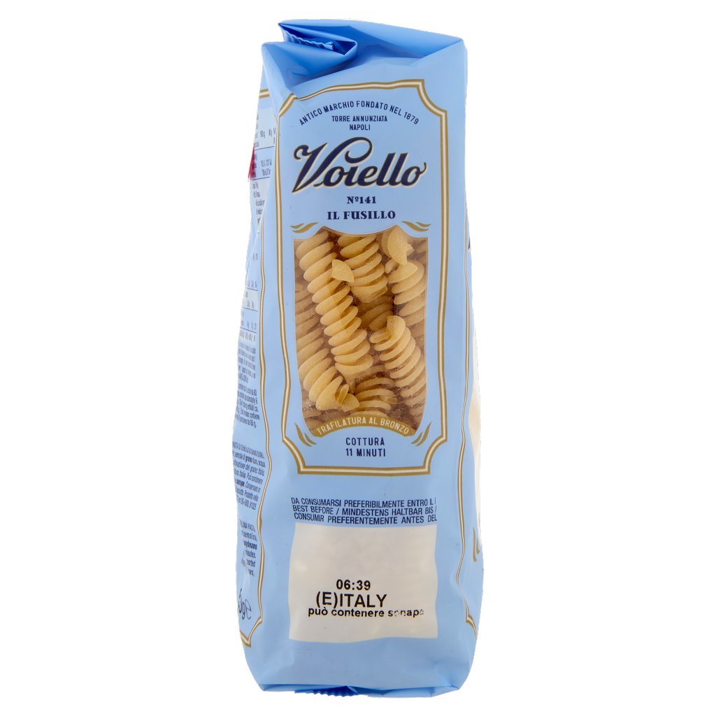 Voiello Pasta il Fusillo N°141 Grani 100% Italiani Trafilata Bronzo