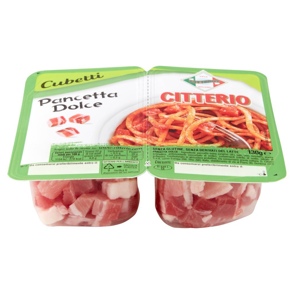 Citterio Cubetti Pancetta Dolce