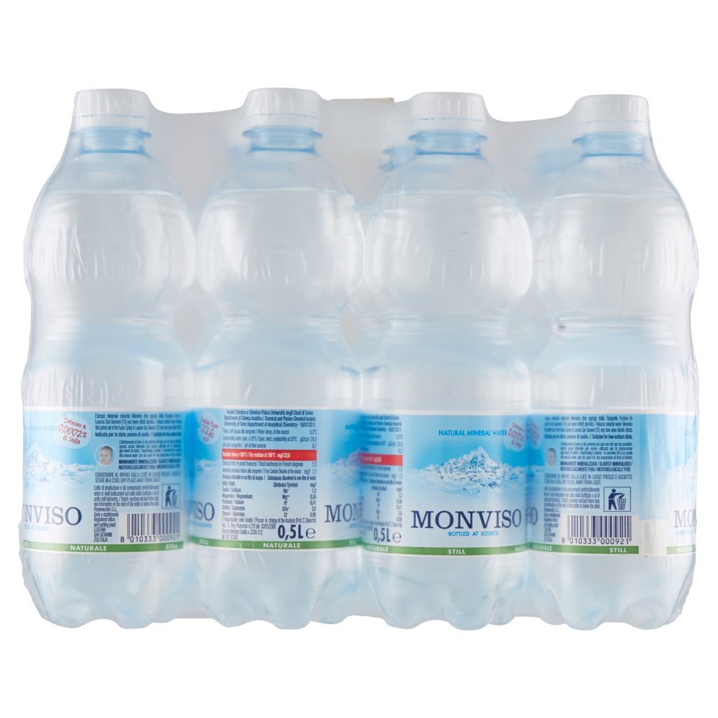 Monviso Monviso	acqua Minerale Naturale 12 x 0,5 l