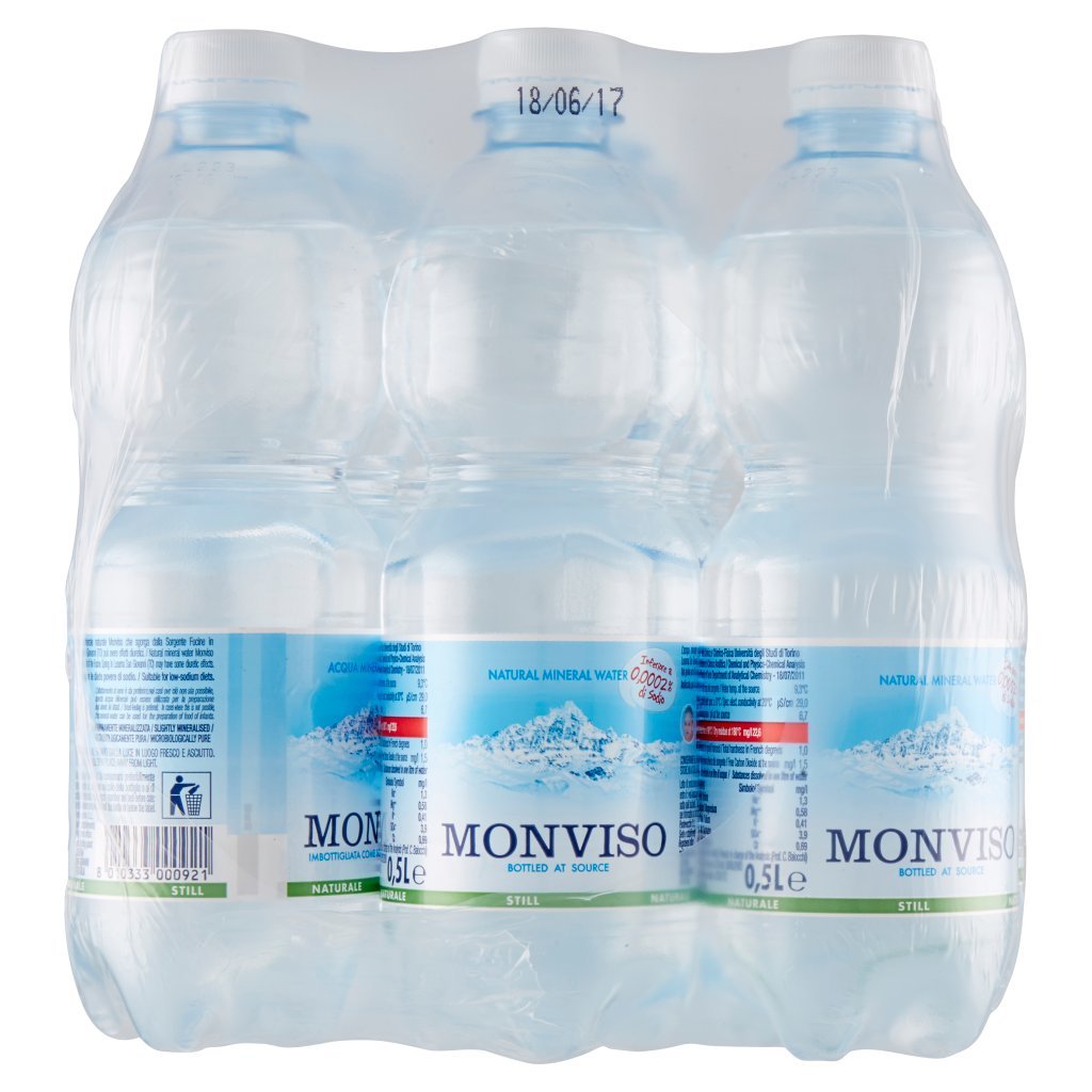 Monviso Monviso	acqua Minerale Naturale 12 x 0,5 l