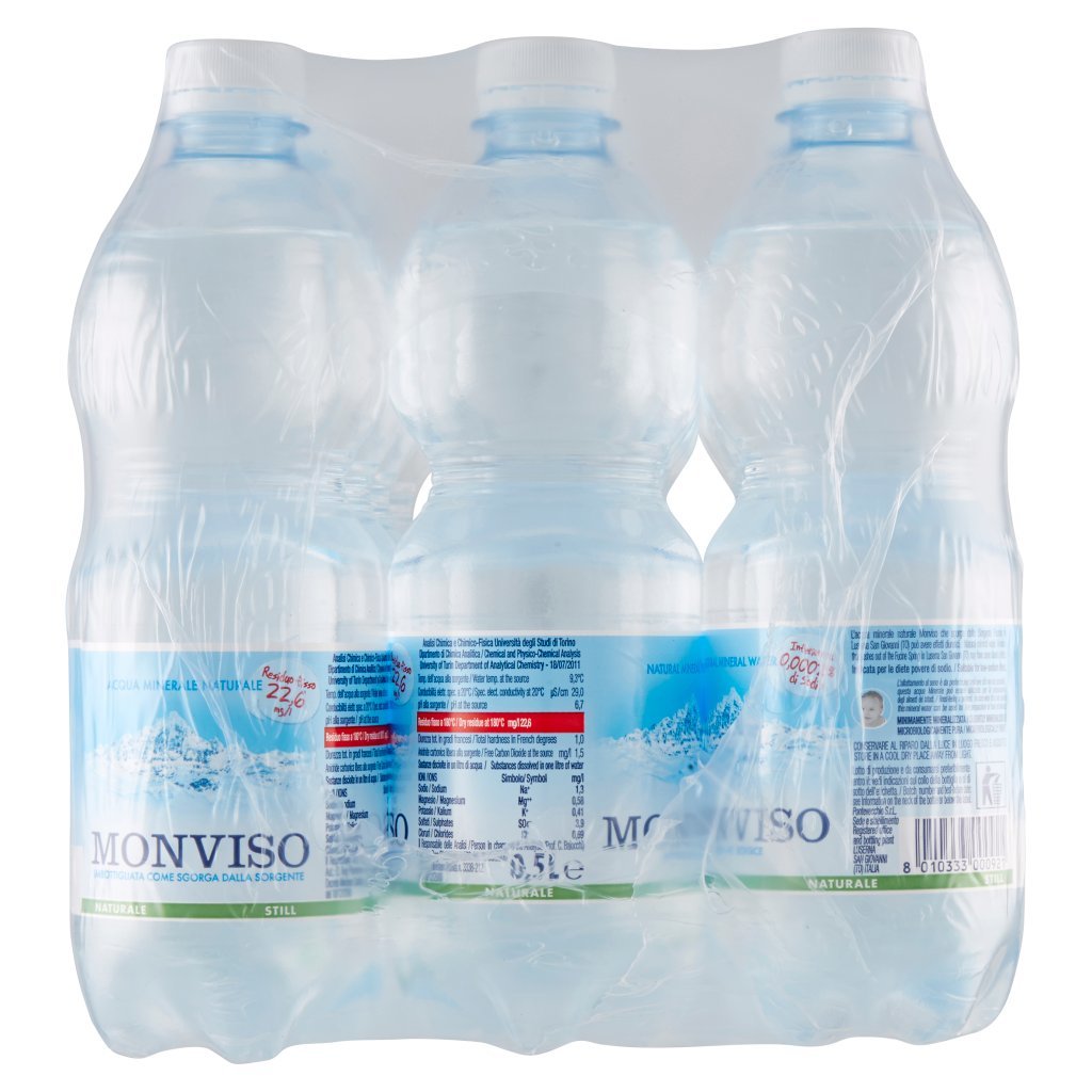 Monviso Monviso	acqua Minerale Naturale 12 x 0,5 l