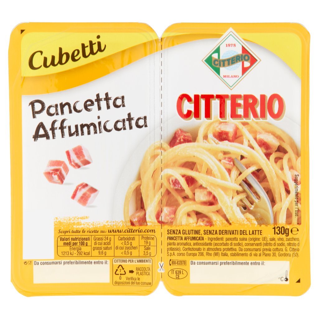 Citterio Cubetti Pancetta Affumicata