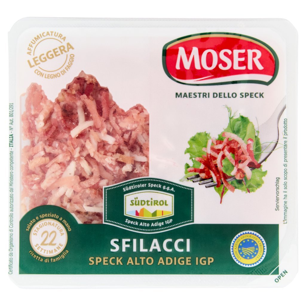 Moser Sfilacci Speck Alto Adige Igp 0,060 Kg