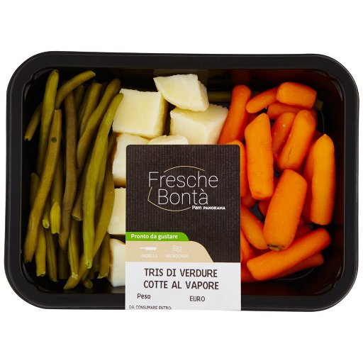 Fresche Bontá Tris di Verdure Cotte al Vapore 250 g