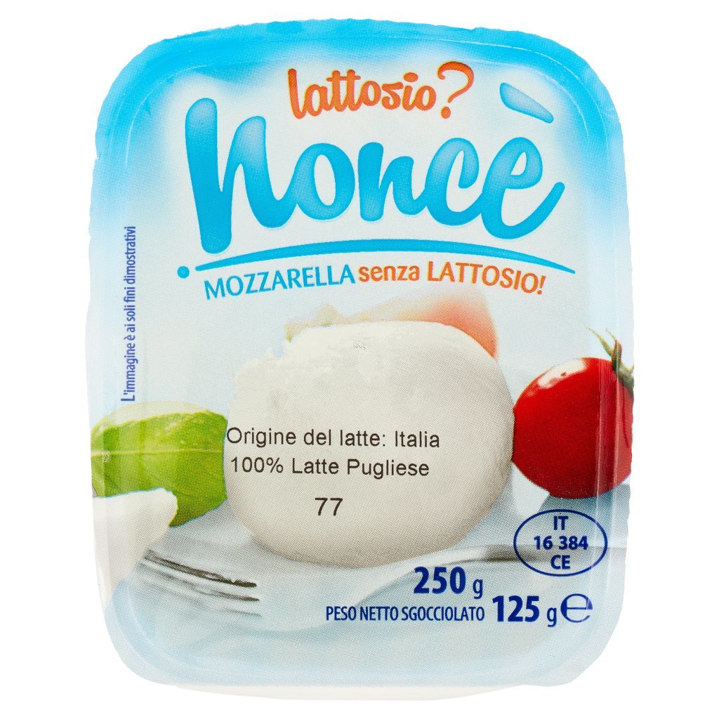 Noncè Mozzarella senza Lattosio! 125 g