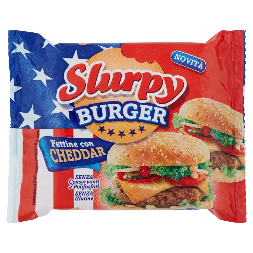 Slurpy Burger Fettine con Cheddar