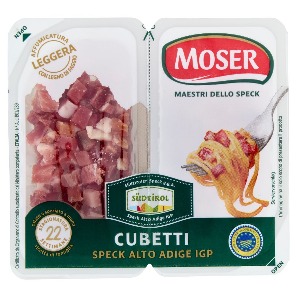 Moser Cubetti Speck Alto Adige Igp 0,080 Kg