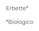 Bio Pam Panorama Erbette Biologiche