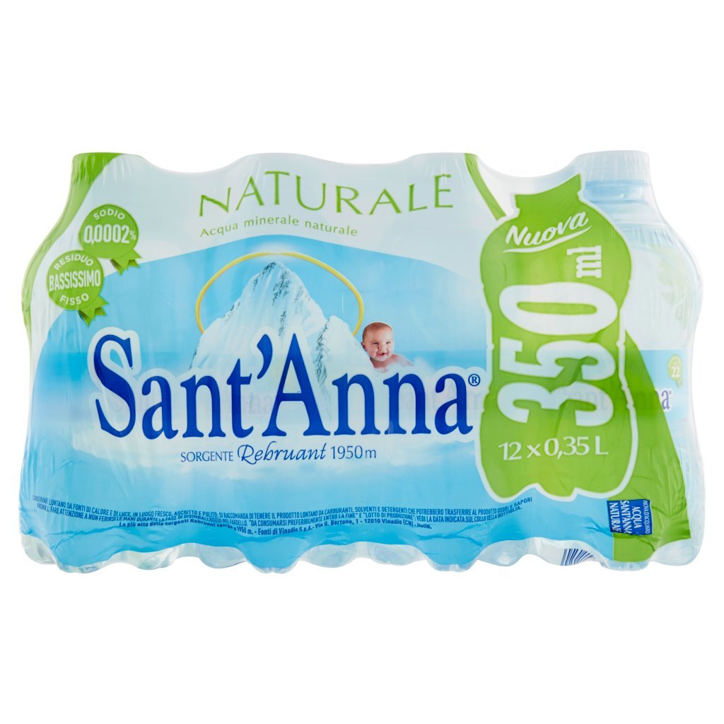 Sant'anna Naturale Sorgente Rebruant Vinadio 12 x 0,35 l