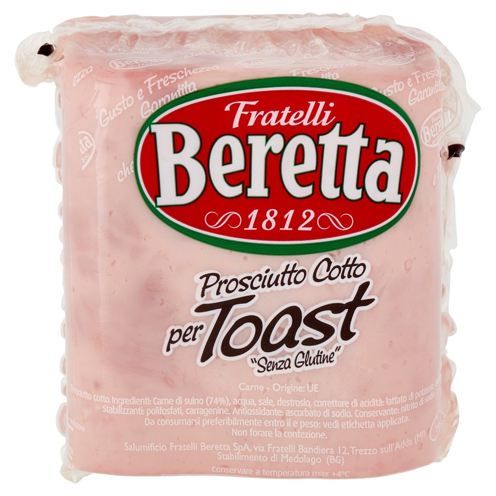 Fratelli Beretta Prosciutto Cotto per Toast 0,800 Kg