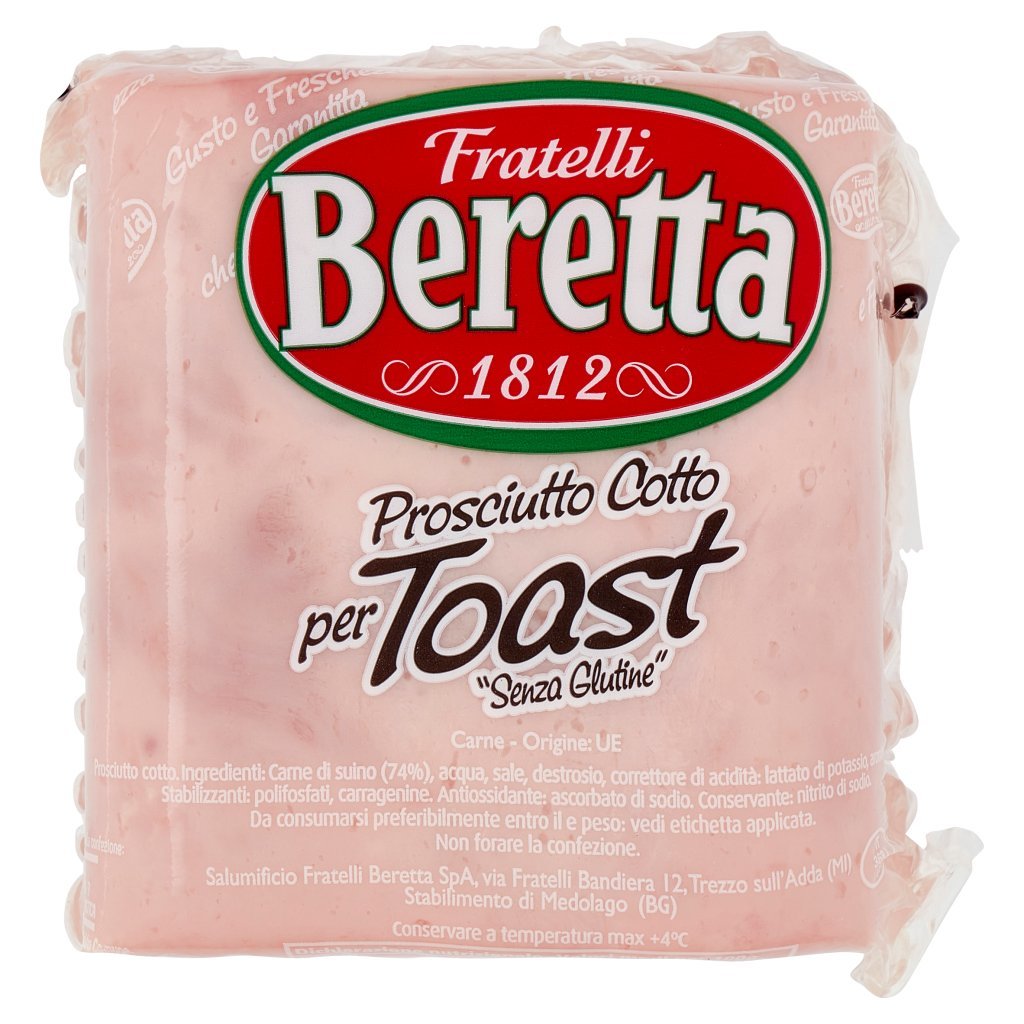 Fratelli Beretta Prosciutto Cotto per Toast 0,800 Kg