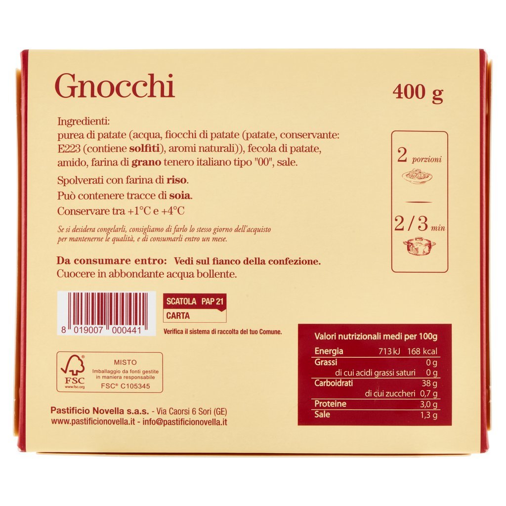 Pastificio Novella Gnocchi