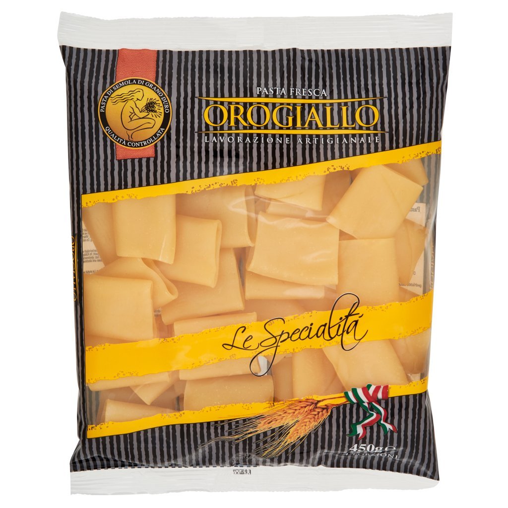 Orogiallo Le Specialità i Paccheri