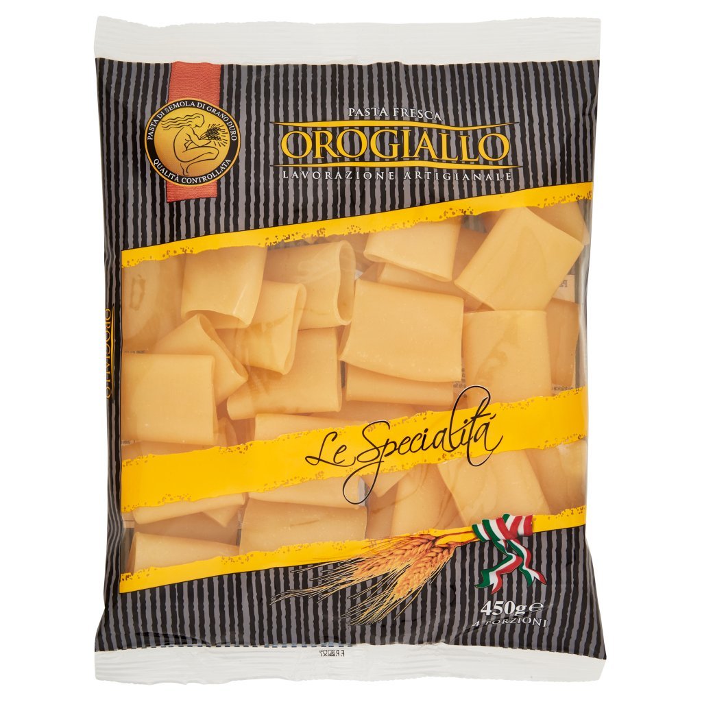 Orogiallo Le Specialità i Paccheri