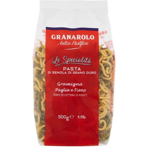 Granarolo Le Specialità Pasta di Semola di Grano Duro Gramigna Paglia e Fieno