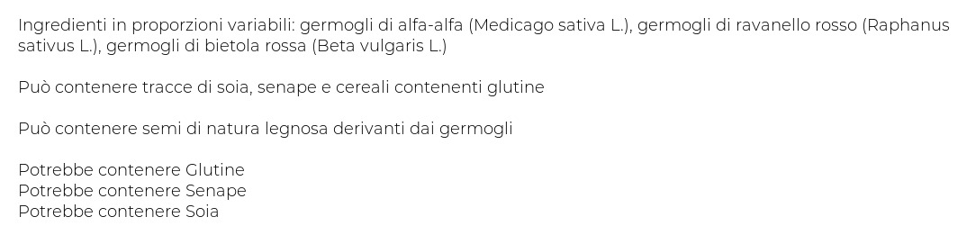 L'insalata dell'Orto Germogli Misti